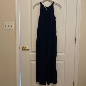 Maurice’s Navy Cropped jumpsuit size medium